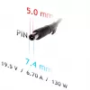 Power adapter Akyga AK-ND-57 for laptops 19.5 V 130 W 6.7 A, input 100–250 V, indoor, black