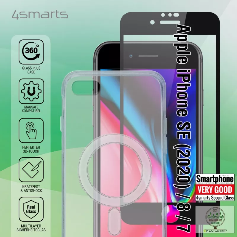 Mobile Phone Case 4smarts 360° Starter Set 11.9 cm Transparent