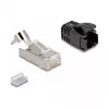 DeLOCK RJ45 Modular Plug Cat.8.1 25 pcs set with strain relief