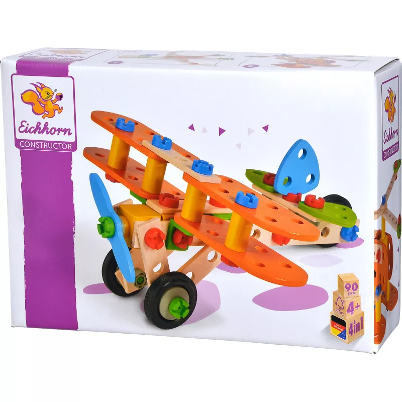 Constructor Doppeldecker, Construction Toy 85 Pieces