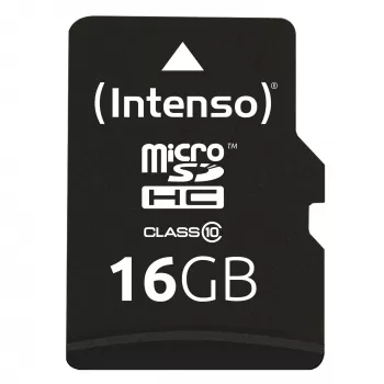 MEMORY MICRO SDHC 16GB C10/W/ADAPTER 3413470 INTENSO
