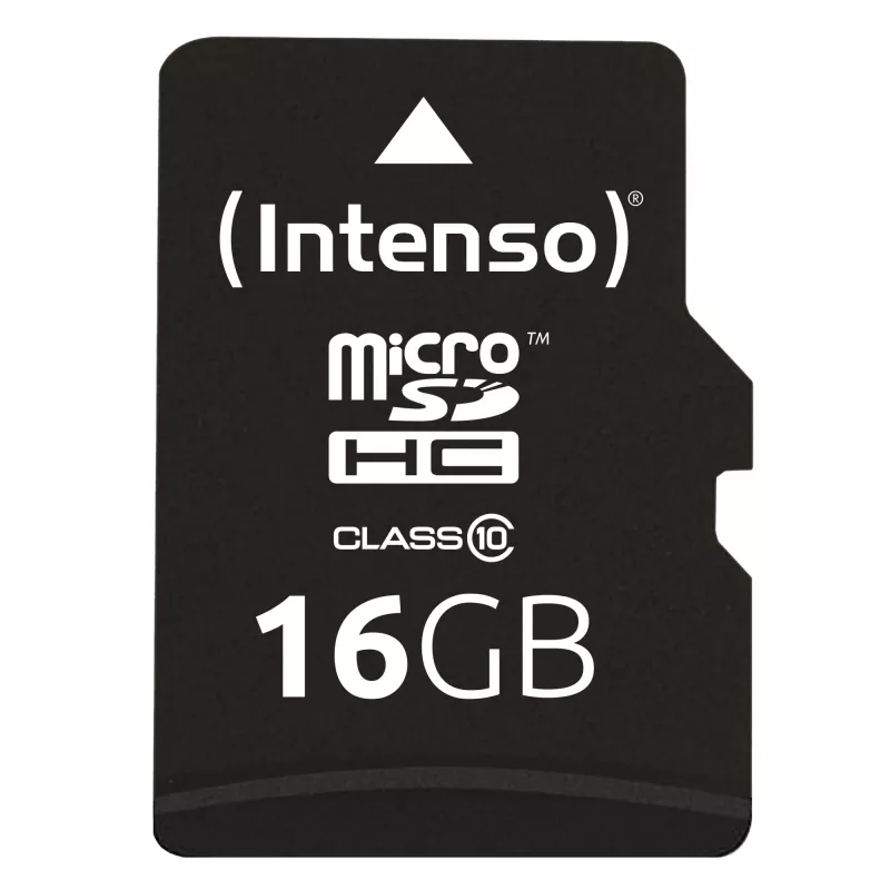 MEMORY MICRO SDHC 16GB C10/W/ADAPTER 3413470 INTENSO