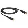 USB Cable DeLOCK 85531 USB 3.2 Gen 2 1m USB C Black
