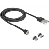 USB Cable DeLOCK 85723 USB 2.0 1.1m USB A USB C/Micro-USB B Black
