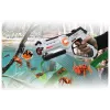 Jamara 410065 Impulse Laser Bug Hunt Set, Toy Laser Gun with Target, White/Orange