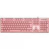 Deltaco GAM-021-RGB-P-DE - full size (100%) - USB - membrane key switch - QWERTZ - Pink