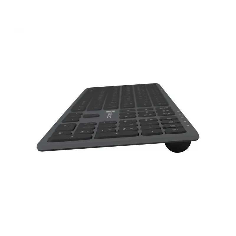 NATEC NKL-1830 Keyboard Universal RF Wireless Bluetooth QWERTY Spanish Black Grey