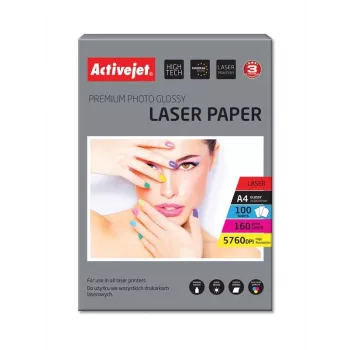 Photo paper ActiveJet AP4-160G100L A4 160 g/m² Gloss 100 sheets