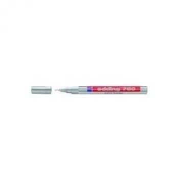 Permanent Marker Fine Tip Edding 780 Silver