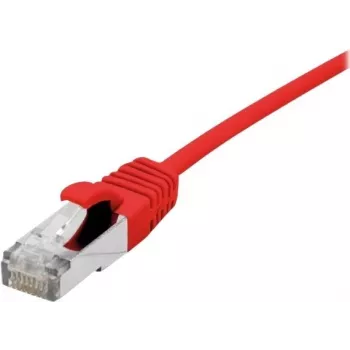 Ethernet patch cable Dexlan 858730 CAT6a S/FTP 1 m, red
