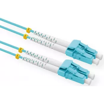 VALUE - Patch-Cable - LC Multi-Mode (M) to LC Multi-Mode (M) - 0.5 m - Fibre Optic - 50/125 micrometre - OM3 - Halogen-Free - turquoise (21.99.8820)