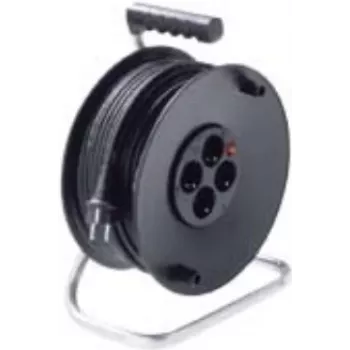 Power Extension Cable Bachmann 395.181 50 m 4 AC Outlets Black