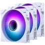 PHANTEKS M25 Gen2 140mm PWM D-RGB Case Fans, 3-Pack, White