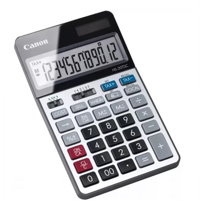 Canon HS-20TSC calculator Desktop Financial Black, Silver