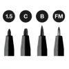 Felt pen Faber-Castell 167153 — felt-tip marker, black, single piece