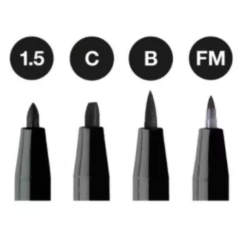 Felt pen Faber-Castell 167153 — felt-tip marker, black, single piece