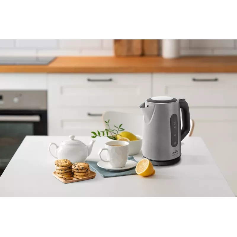 Electric kettle ETA Amelie 1.7 L 2200 W — stainless steel, black