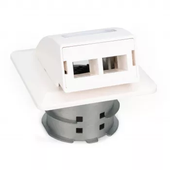 Digitus FTTH fiber optic flush-mounted wall outlet DN-93201 SC/LC adapter 86x30x86mm
