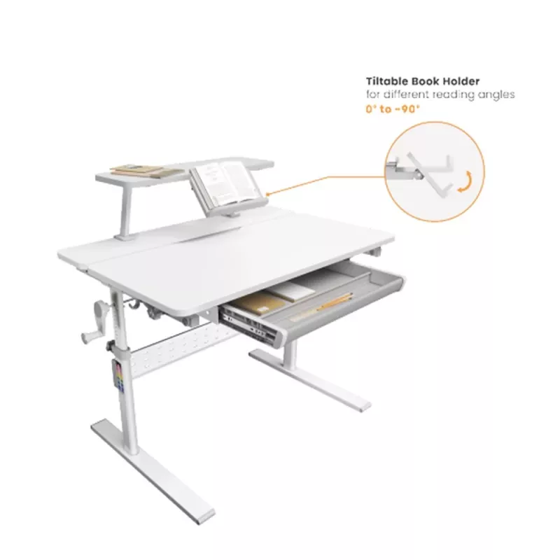 Ergo Office children ergonomic desk ER-483 — height-adjustable compact design