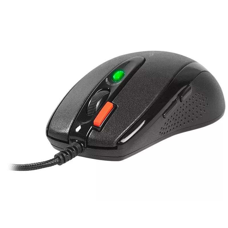 Gaming mouse A4Tech X-7120 USB Type-A ambidextrous 2000 DPI, 3 ms, wired, black