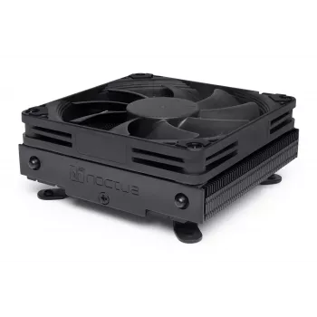 CPU cooler Noctua NH-L9i chromax.black, low-profile 92 mm fan, LGA1151/LGA115x/AM4 support, 37 mm height, 95x95 mm heatsink