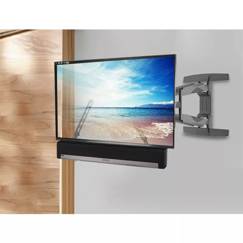 Maclean MC-912 Universal Soundbar Speaker Mount Holder TV Mounting Adjustable VESA 23 - 65 15 Kg