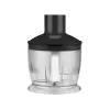 LAFE BlendMix BRK-003A hand blender set, 800 W, 2 speeds, turbo, stainless steel blade, 0.6 L cup, Black/Silver