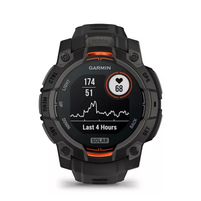 Garmin Instinct® 3 – 45 mm, Solar Watch Black