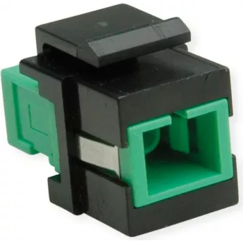 ROLINE fibre optic keystone SC/SC simplex single mode OS2 APC - single or monomode fibre