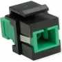 ROLINE fibre optic keystone SC/SC simplex single mode OS2 APC - single or monomode fibre