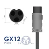 Akyga AK-EV-11 Charger for 36 V E-Scooters, 42 V / 2 A 84 W, GX12 3-pin 9 mm, 1 m