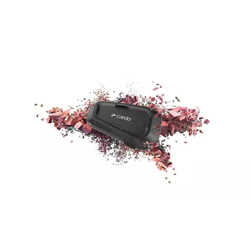 Cardo Spirit motorcycle intercom 2 channels 400 m Black