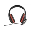 Wired gaming headset GEMBIRD GHS-03 — 20–20000 Hz, 2 m cable, 250 g, black/red