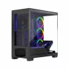 PC Case MODECOM Volcano Stellar 5F ATX Midi Tower, tempered glass, 5 preinstalled fans, USB‑C, supports microATX/ATX, max GPU 420mm, CPU cooler height 175mm