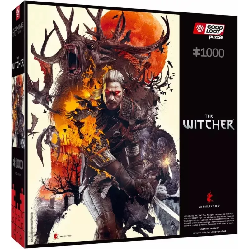 Good Loot Gaming Puzzle: The Witcher Monsters, 1000 pieces