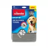 Towel VILEDA Pet Wipes 172650 450x700 mm, polyester, machine washable, grey