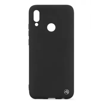 Phone case Tellur for Huawei Y9 2019 — matte silicone, black