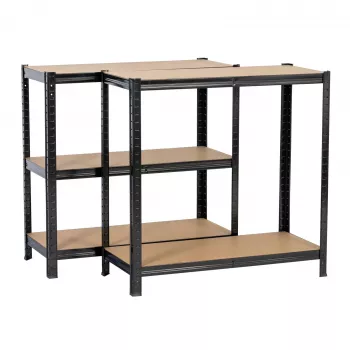 Extralink Metal Storage Rack 180x90x40 Black