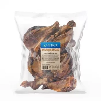 Dog chew treats PETMEX Pork shoulder, natural pork shoulder chews, 10 pieces, 2 kg pack for adult dogs (2–4.9 kg)