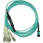Fibre optic cable BlueOptics 106283-7003-BO MTP 4xLC OM4 3 m Beige