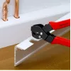 Knipex notching pliers L.250mm Cut-W.16mm Cut-T.32mm w.plastic sleeves