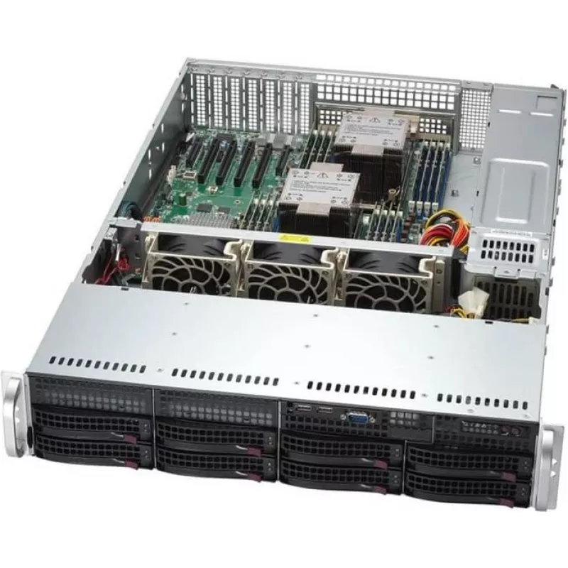 Supermicro SYS-621P-TRT Server-Barebone Intel C741 LGA 4677 (Socket E) Rack (2U) Silver (SYS-621P-TRT)