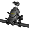 Passive holder UleFone Armor Mount Pro for mobile phones — bracket mount, for bicycle and scooter, black