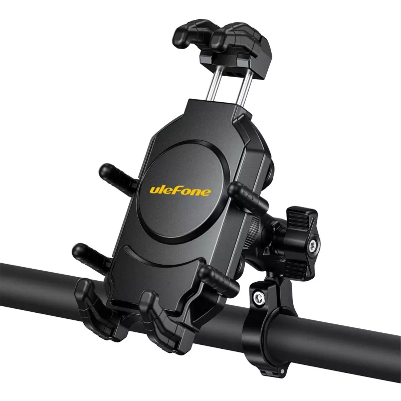Passive holder UleFone Armor Mount Pro for mobile phones — bracket mount, for bicycle and scooter, black