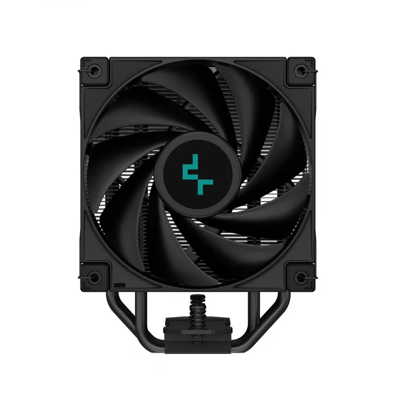 Air cooler DeepCool AK400 ZERO DARK PLUS — 120 mm FDB fan, 4 heat pipes 6 mm, for LGA 1700/AM4/AM5, height 155 mm, black