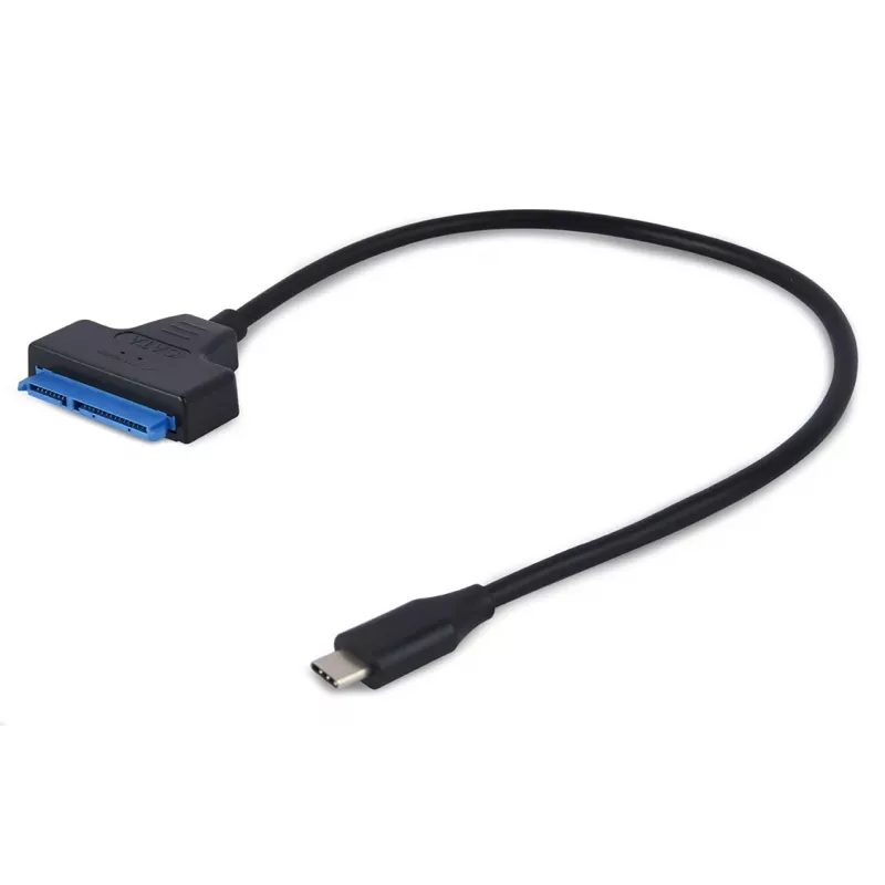 Gembird AUS3-03 USB-C to SATA 2.5 inch Drive Adapter, 0.2 m, Black