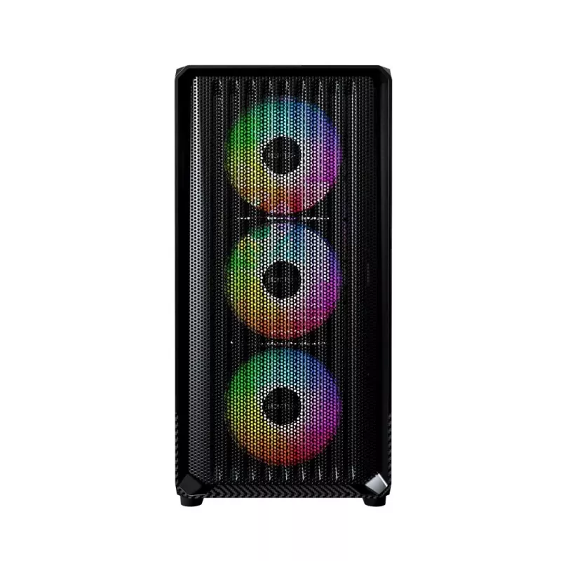 Montech X5M (B) Micro Tower PC case — Micro‑ATX/Mini‑ITX, 3x120mm front, 1x120mm rear, supports ATX PSU, 2x3.5 inch + 4x2.5 inch, Black