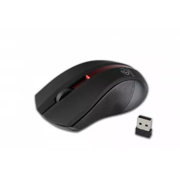 Wireless optical mouse Rebeltec GALAXY black/red interface