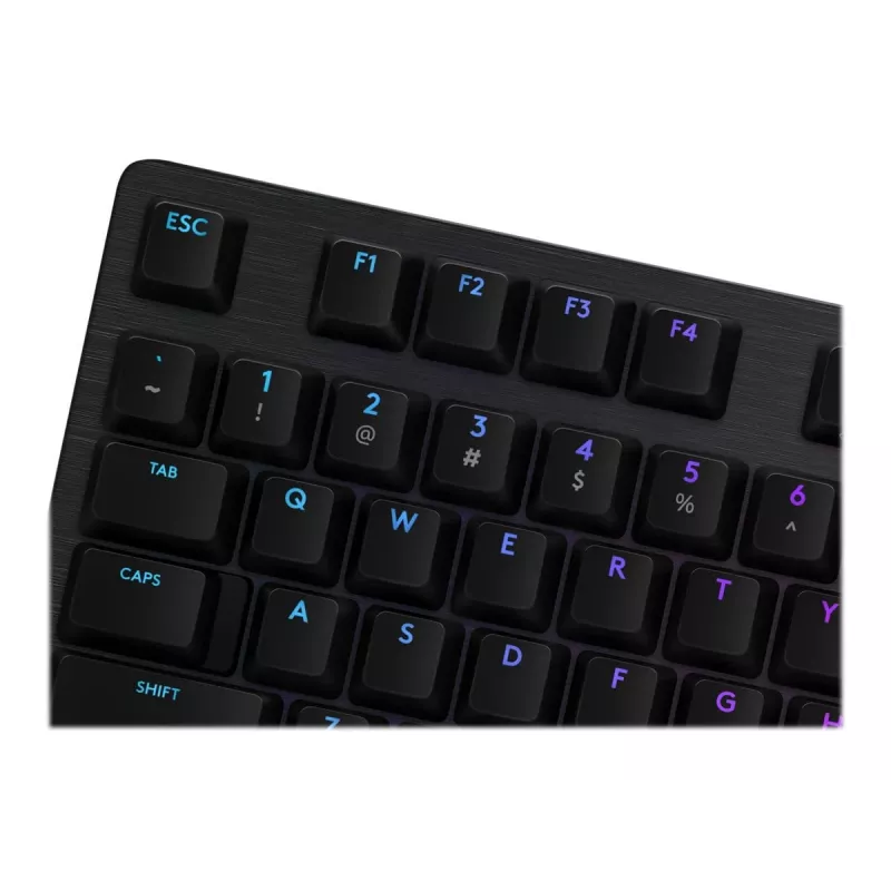 Logitech Gaming G512 - Tastatur - Hintergrundbeleuchtung - USB - QWERTY - Spanisch - Tastenschalter: GX Brown Tactile - Kohle