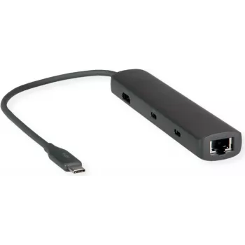 Docking Station ROLINE 12021124 USB 3.2 Gen 1 Type-C Grey Wired